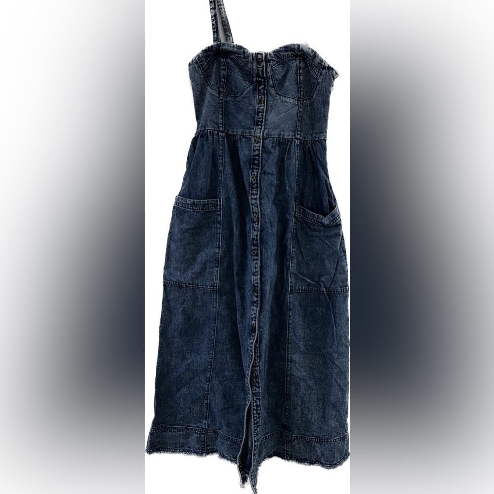 Anthropologie denim dress size 4